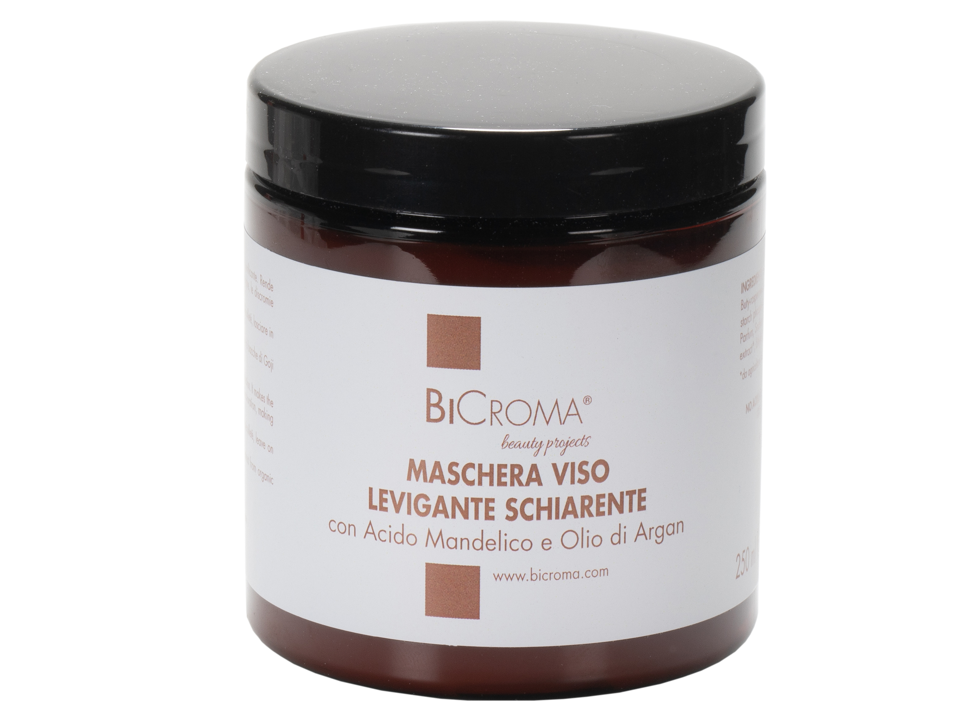 BIO zesvětlující vyhlazující pleťová maska s kyselinou mandlovou 250 ml