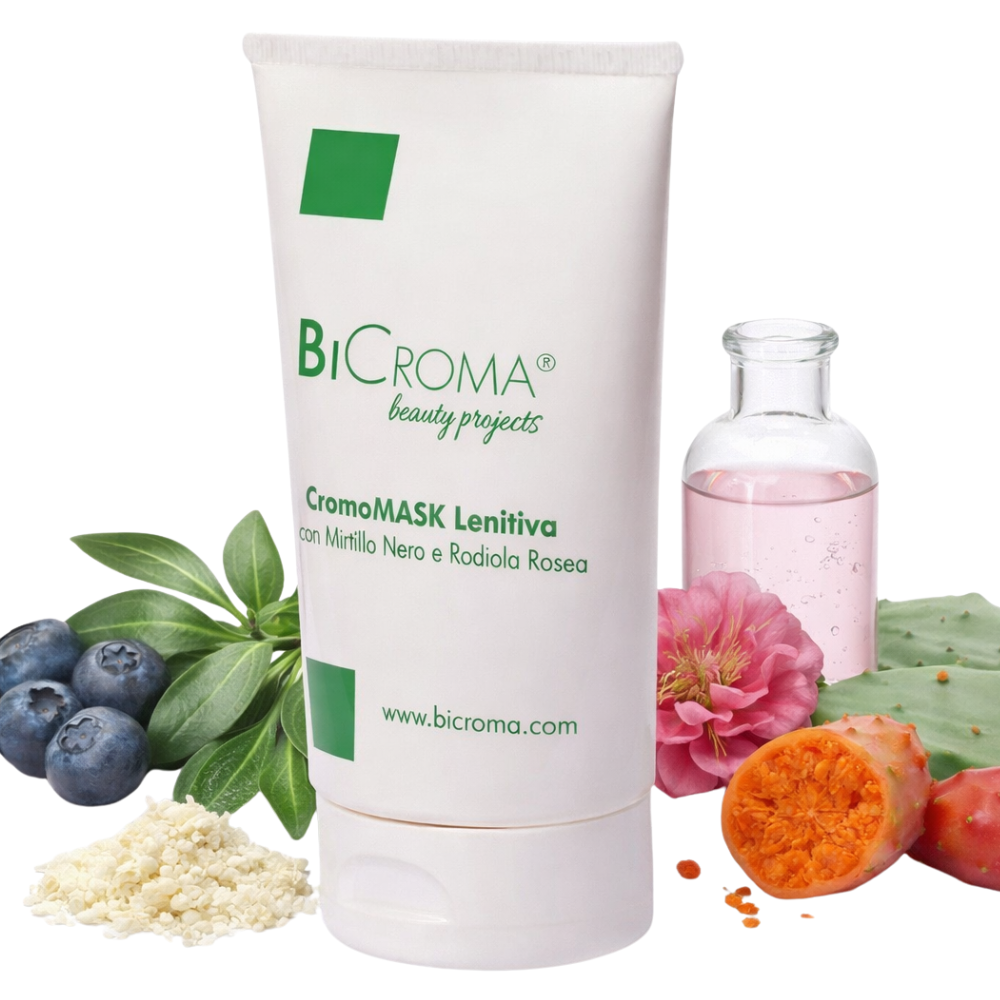 BIO zklidňující pleťová maska pro citlivou pleť s borůvkou 150 ml