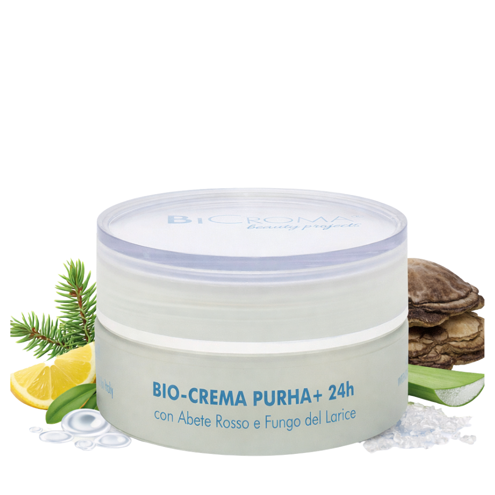 BIO +24h krém pro smíšenou pleť s červeným smrkem 50 ml
