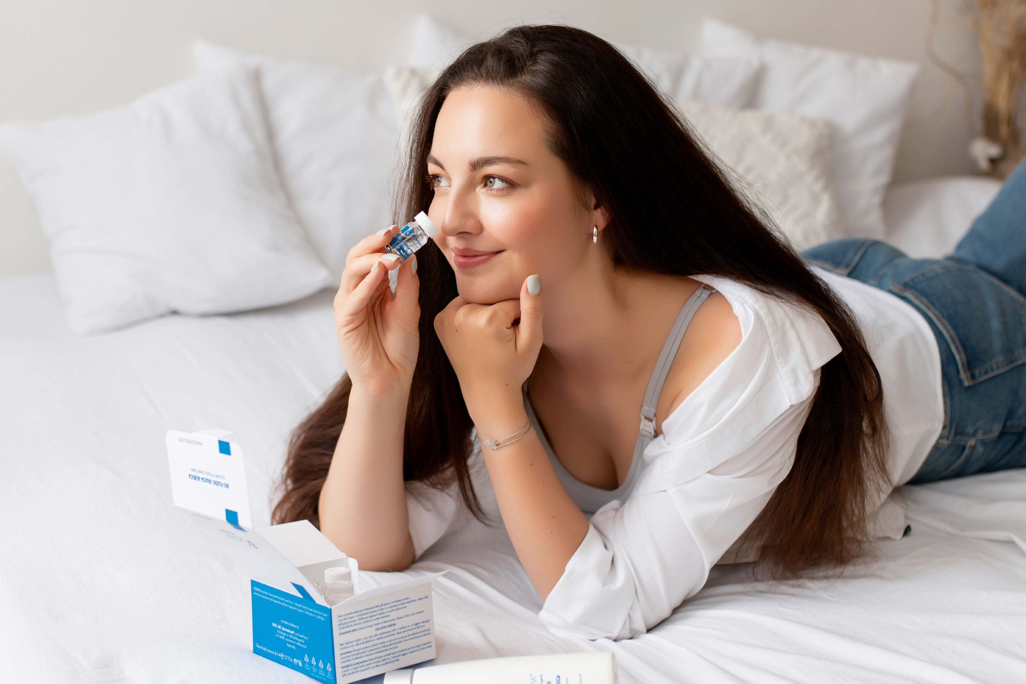 BIO tekuté sérum pro mastnou a aknózní pleť 5 × 5 ml