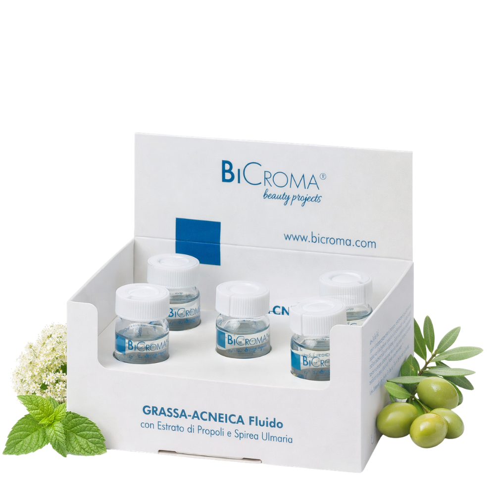 BIO tekuté sérum pro mastnou a aknózní pleť 5 × 5 ml