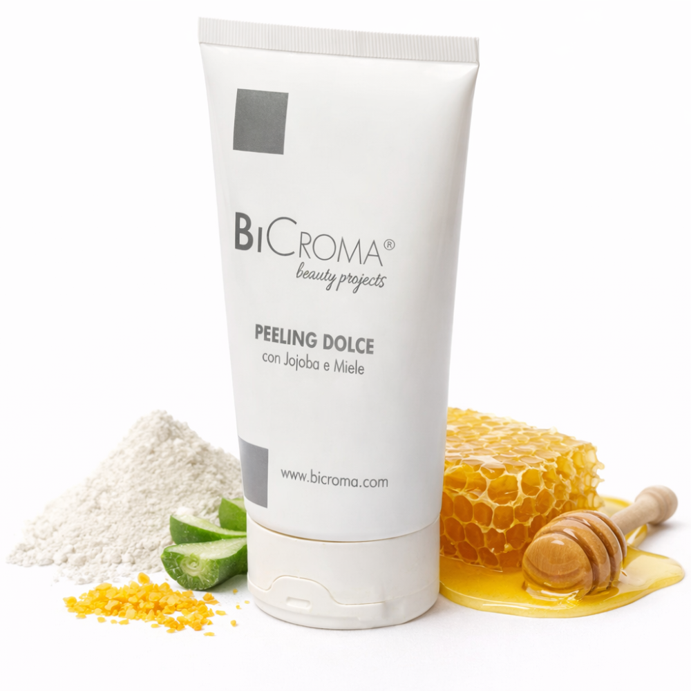 BIO jemný peeling na obličej s jojobou a medem 150 ml