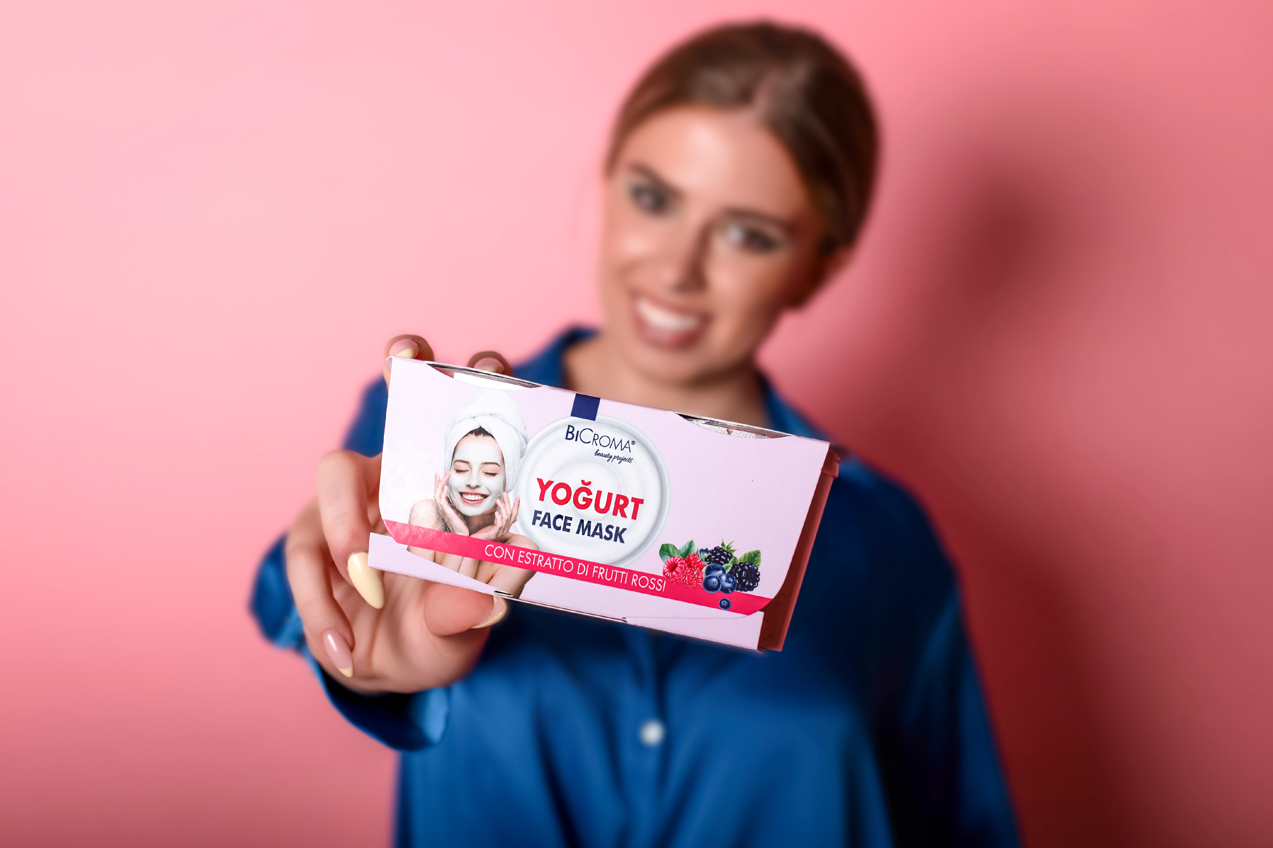 Jogurtová pleťová maska na citlivou a kuperózní pleť 2 × 90 ml