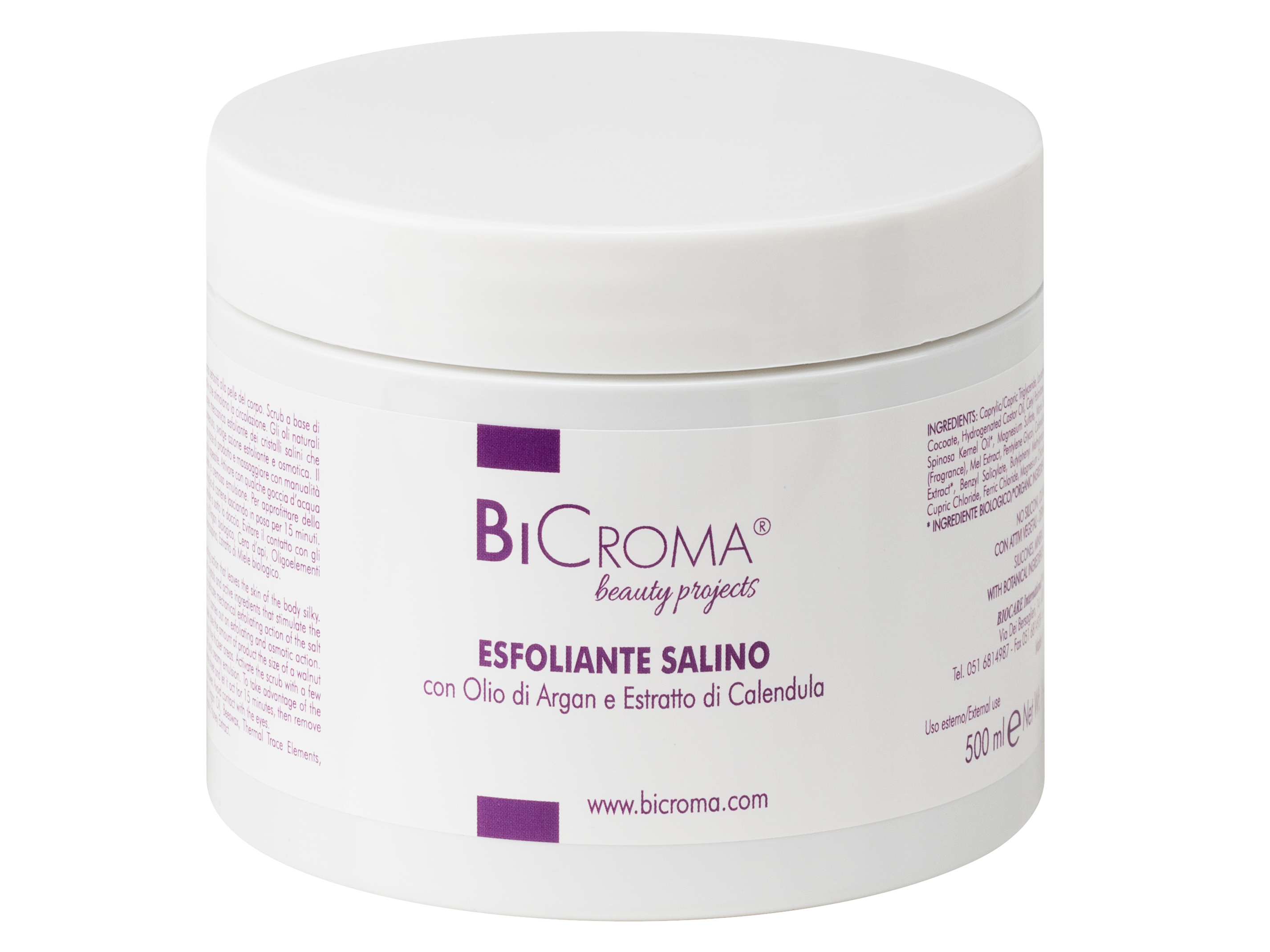 Exfoliační solný peeling s arganovým olejem 500 ml
