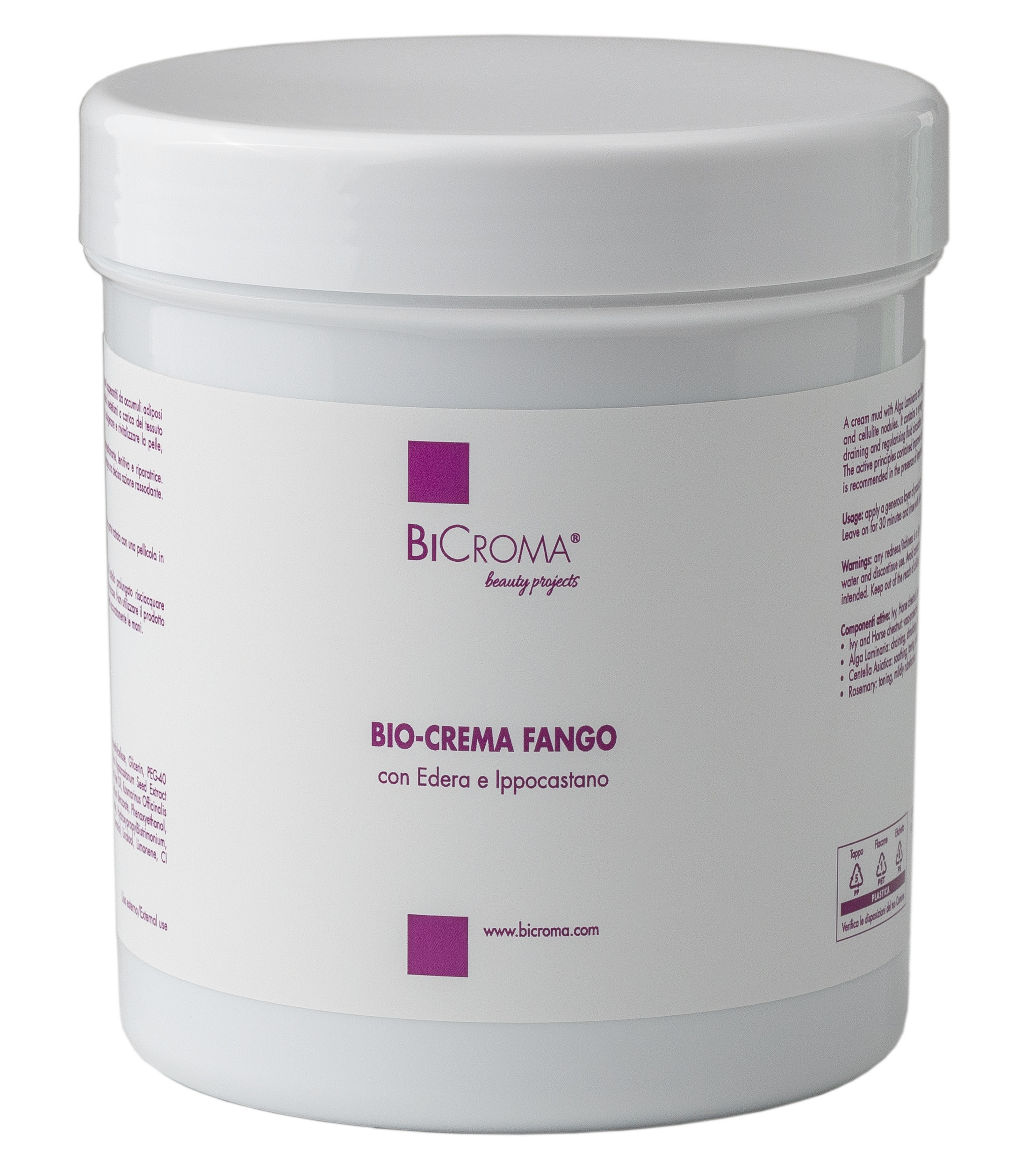 Krémové bahno s řasou Laminaria, břečťanem a kaštanem koňským 1000 ml
