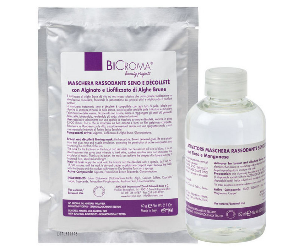 BIO set – aktivátor a maska pro péči o pokožku prsou a dekoltu 60 g + 150 ml