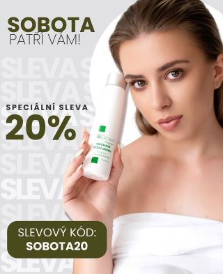 Vaše oblíbená sobotní akce je tady 😍! Užijte si den s 20% slevou na všechny produkty na e-shopu BiCroma. Stačí zadat kód...